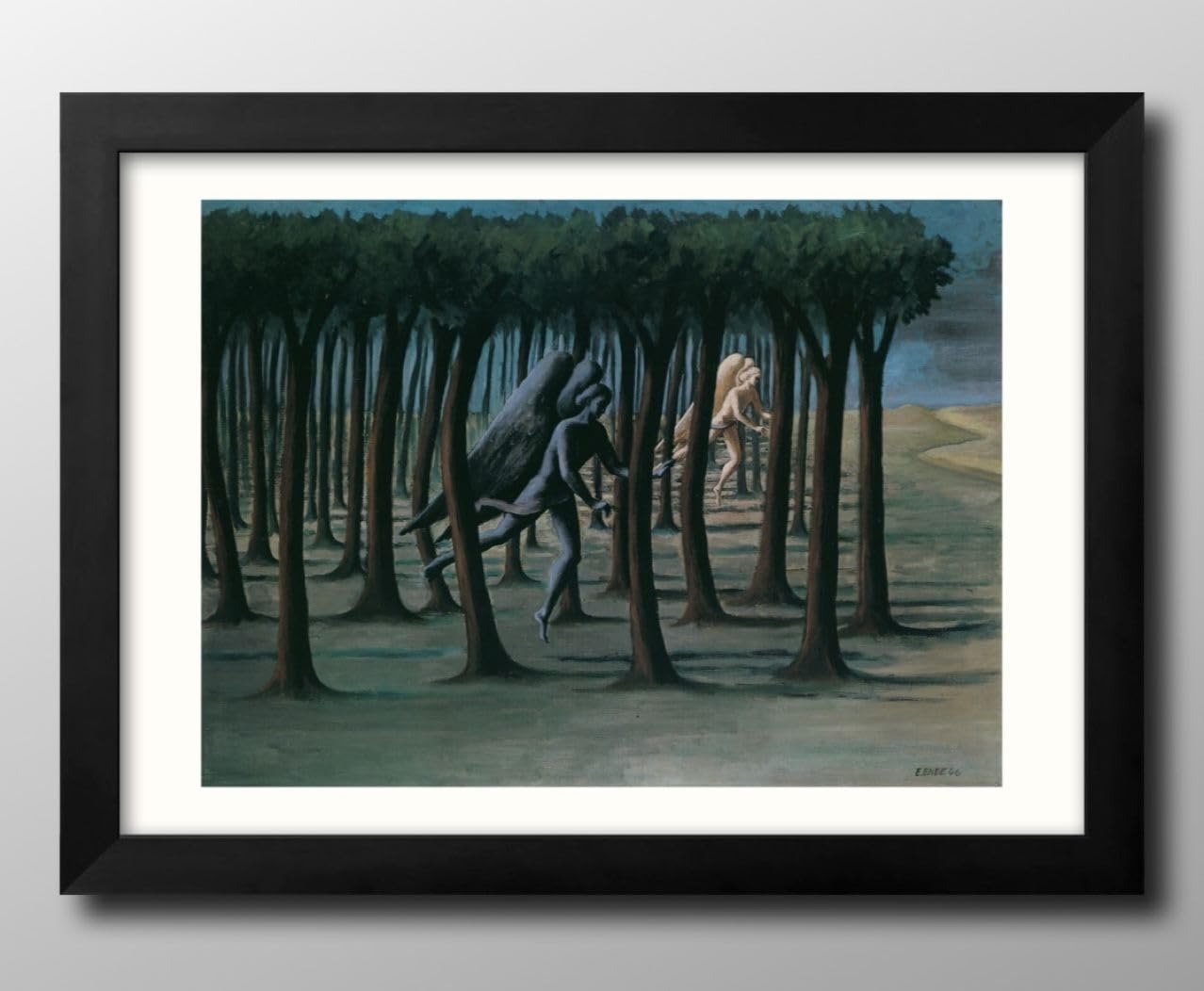 Amazon.co.jp: エドガー エンデ 闇の天使と光の天使 A3 サイズ